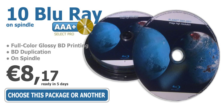 Blu Ray Duplication, Blu Ray Printing
