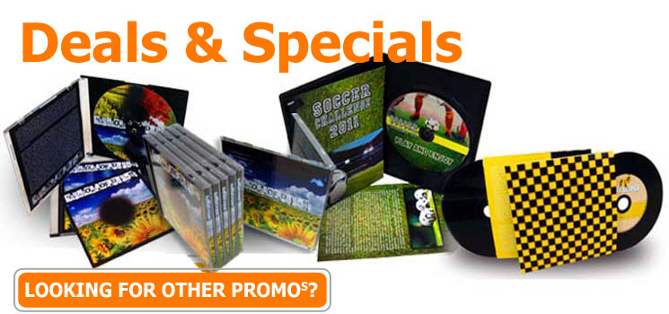 CD DVD Blu Ray Duplication and Printing Deals and Spedials