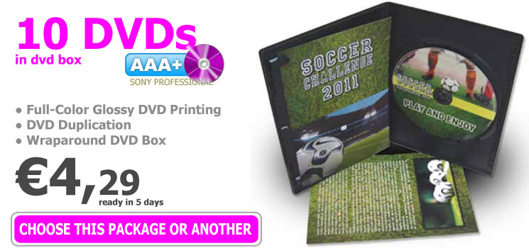 DVD Duplication and DVD Printing