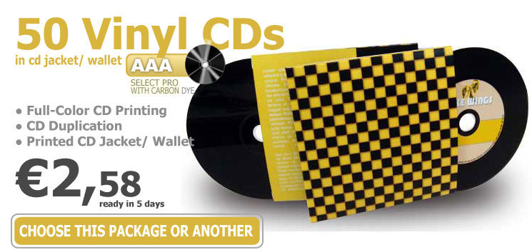 CD Vinyl Look, Duplication and Printing