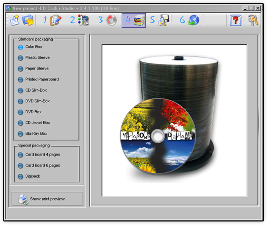 The Cloud with CDClick i-Studio, How to Create Your CD DVD Blu Ray Packaging
