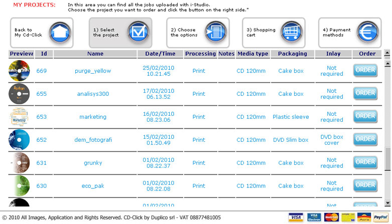 The Cloud with CDClick i-Studio, How to Overview Your CD DVD Blu Ray Project Online