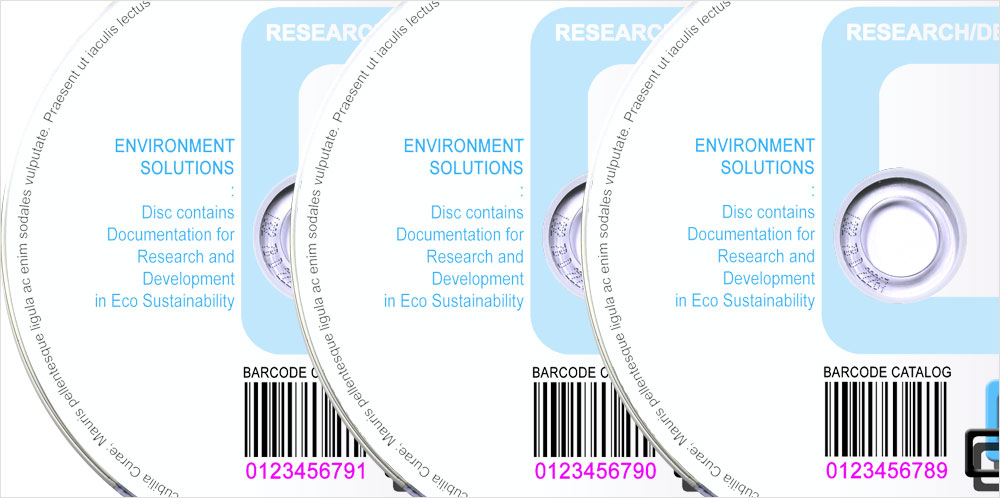 Bar Code CD DVD Blu Ray Printing