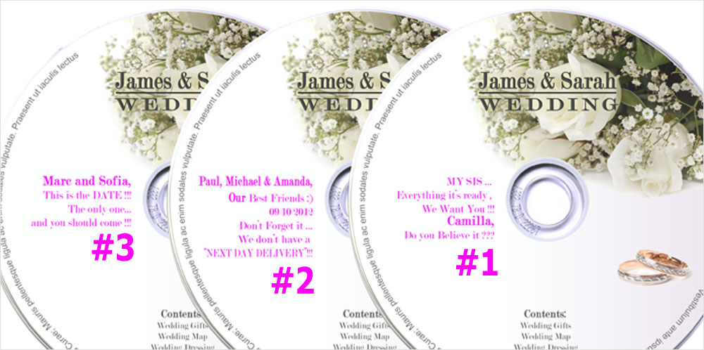 CD Wedding Invitations | Favors